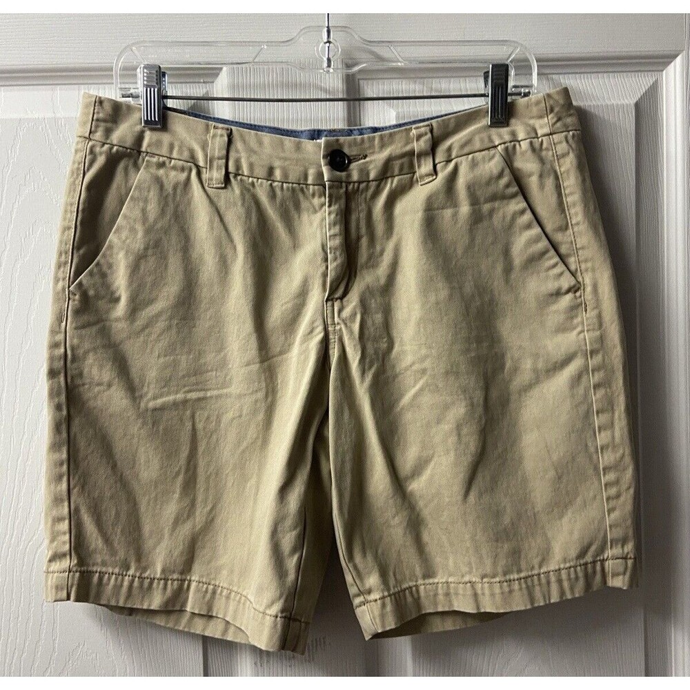 Merona Flat Front Chino Shorts Womens Size 8  Tan